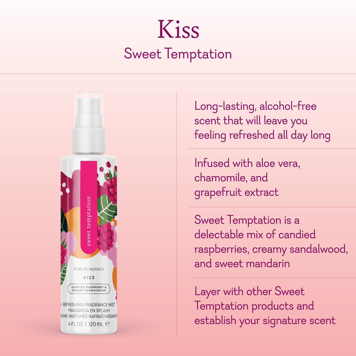 Refreshing Fragrance Mist - Sweet Temptation